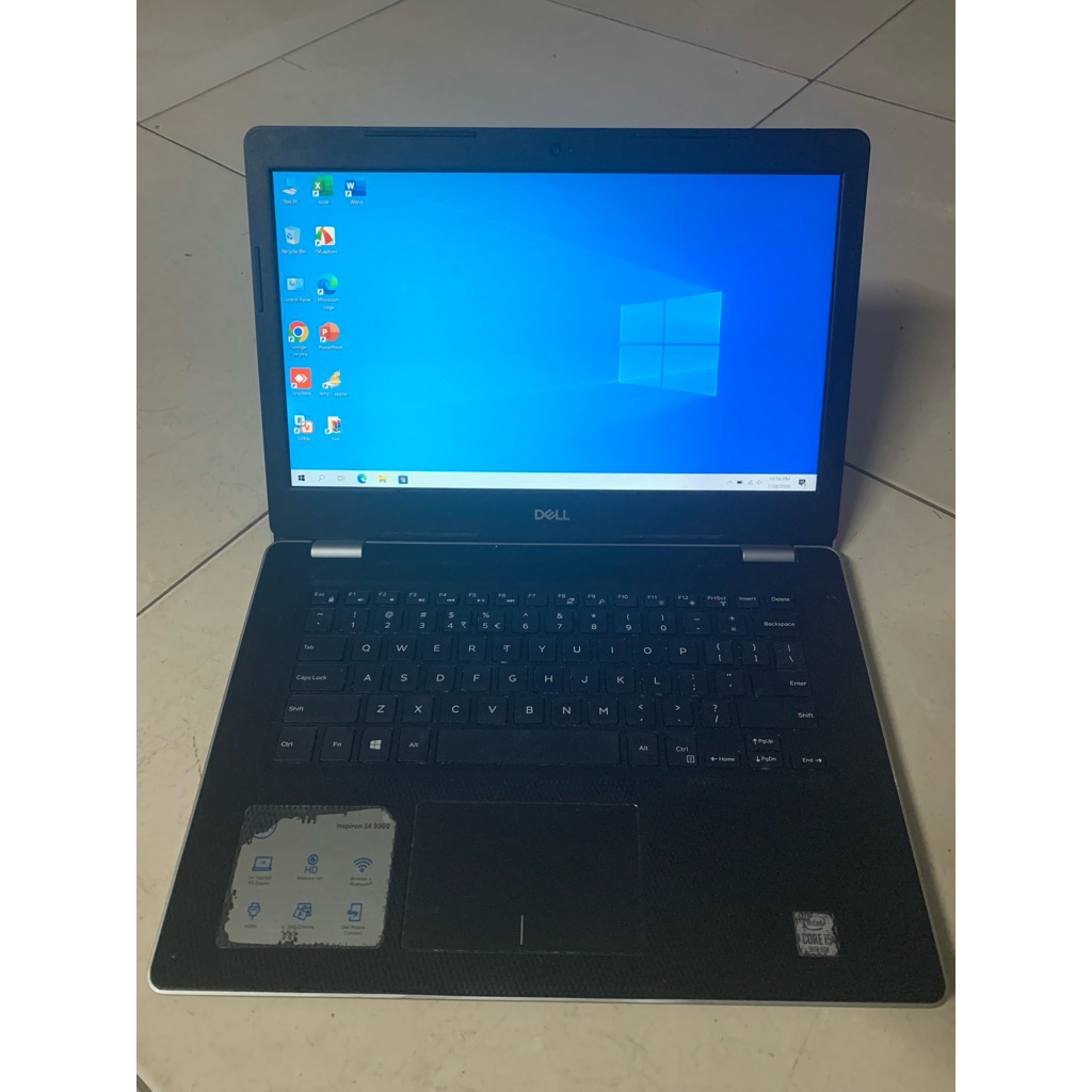 Laptop Dell Inspiron 3493, i5 gen10, ram8, 1 ổ m2 256gb chứa win, 1 ổ ssd 256gb / đọc mô tả