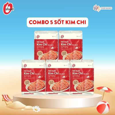 [O'FOOD VN] COMBO 5 GÓI SỐT MUỐI KIM CHI O'FOOD 180G – SỐT KIM CHI HÀN QUỐC ĐẬM ĐÀ, TIỆN LỢI