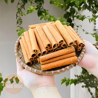 Quế thanh cạo vỏ 100g, quế thanh đẹp 8cm, cay, thơm, pha trà, gia vị nấu ăn, trang trí, xông nhà