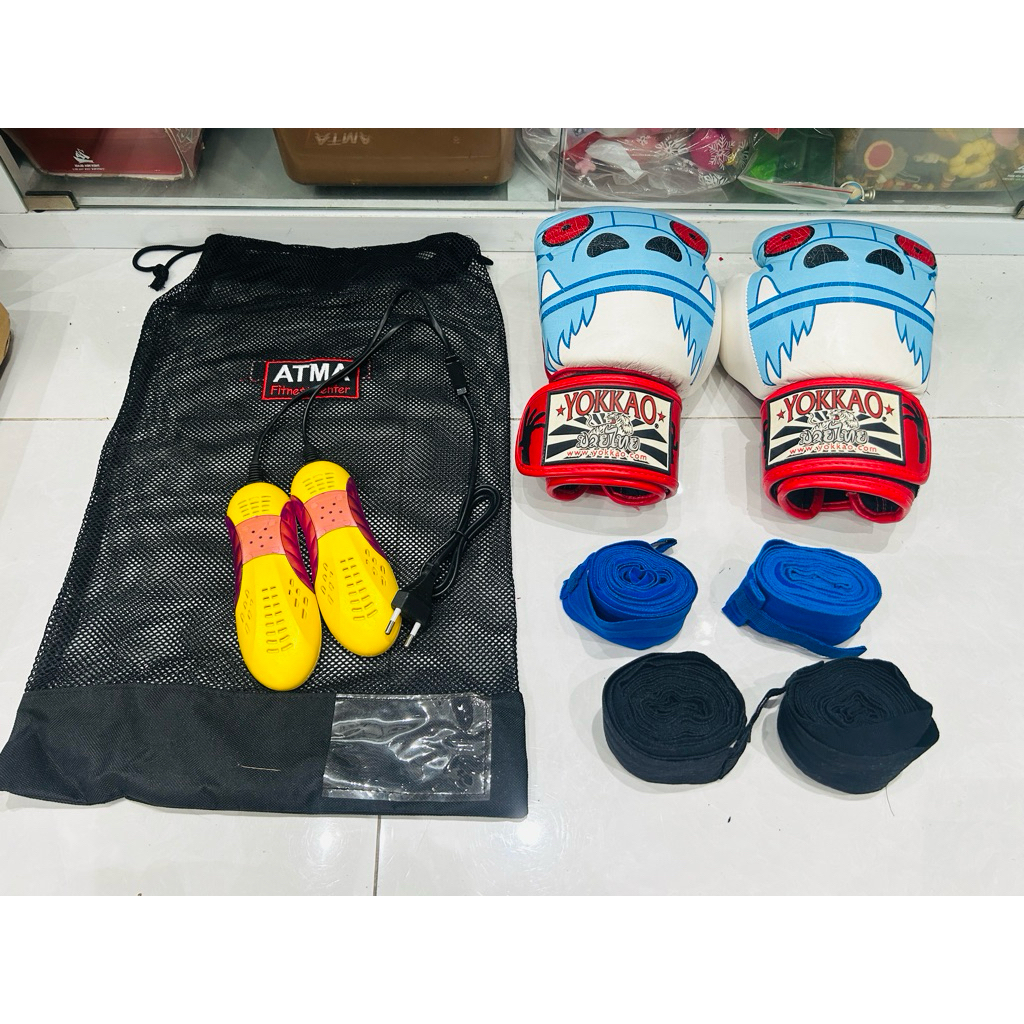 Găng tay boxing Yokkao Monster chính hãng ( Tặng kèm băng cuộn tay và máy sấy găng tay)