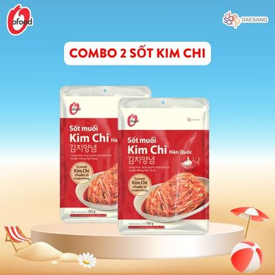 [O'FOOD VN] COMBO 2 GÓI SỐT MUỐI KIM CHI O'FOOD 180G – SỐT KIM CHI CHUẨN VỊ HÀN QUỐC