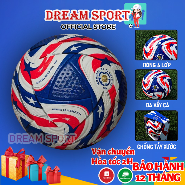 Quả bóng đá WC 2026 Size 4-5, banh bóng đá  mẫu mới nhất BH 12T