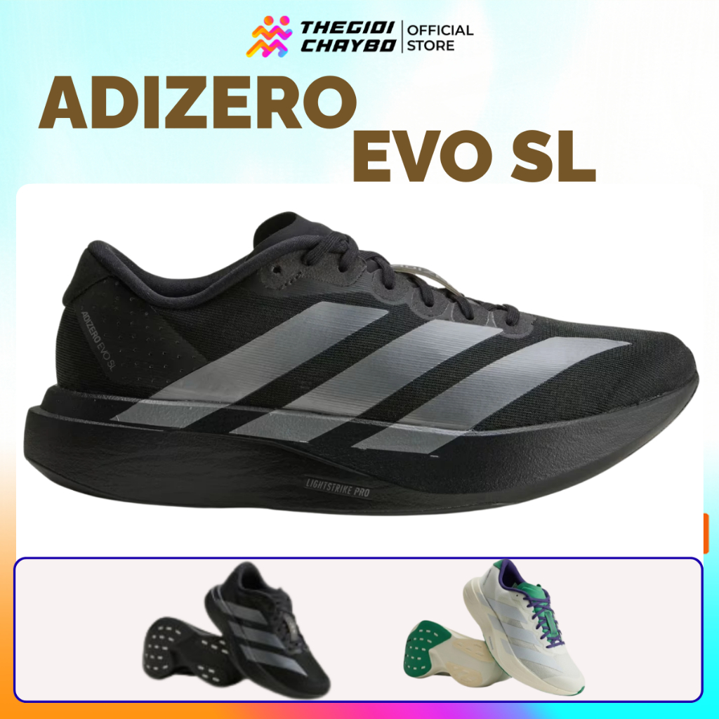 [Voucher 15%] Giày Chạy Bộ Nam Adidas Adizero Evo SL  - Nhẹ, Thoáng Khí Đế Lightstrike Pro