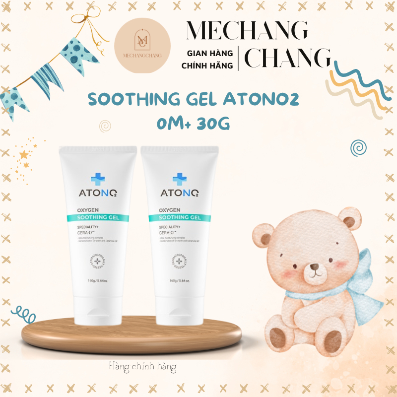 Soothing Gel Làm Dịu Da Hữu Cơ Oxygen Atono2 Cho Bé Từ 0M+ 30g