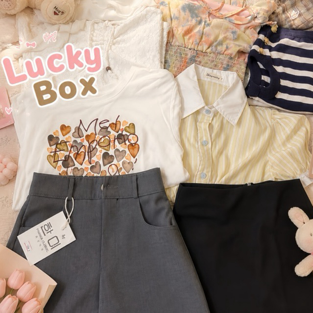 💌 Lucky Box Quần Áo Pass🫧🩵|| 💖 Deal Hời Lucky Box – Toàn Đồ Pass Đẹp 🎁 🫧