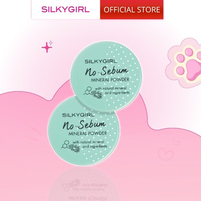Combo 2 Phấn Phủ Khoáng Kiềm Dầu Nosebum Silkygirl 5g