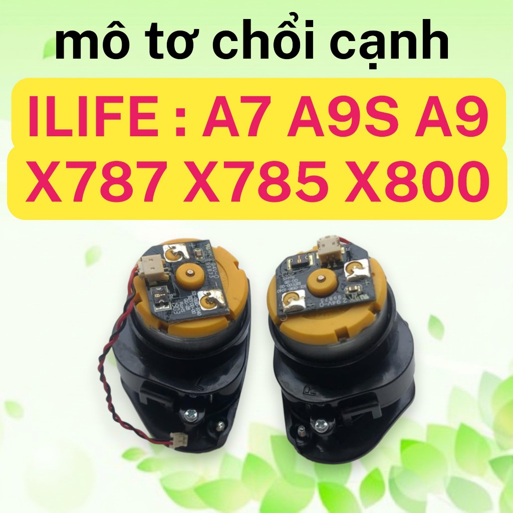 Động Cơ Chổi Cạnh Thay Thế Cho Robot Hút Bụi iLife A7, A9S, A9, X787, X785, X800