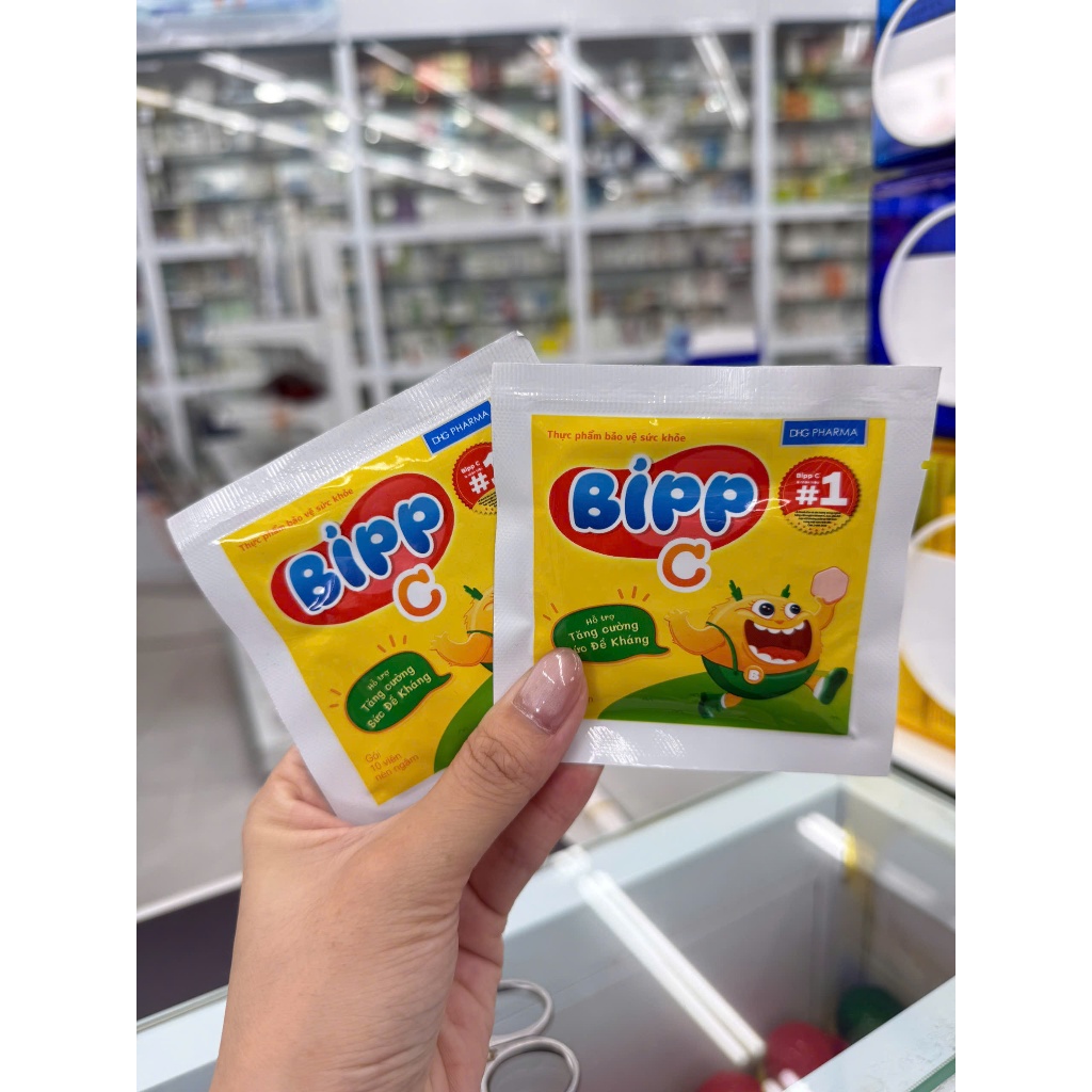 [CHÍNH HÃNG] Kẹo C Bipp C vị cam HHANH PHARMA