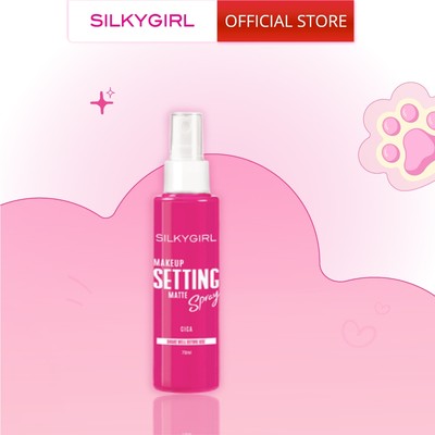 [Bao bì mới] Xịt Giữ Lớp Trang Điểm Kiềm Dầu Silkygirl Makeup Setting Spray Khoá Nền Makeup Lâu Trôi - Matte 70ml
