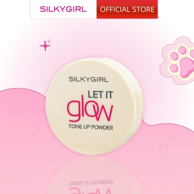 Phấn phủ Nâng Tông Silkygirl Let It Glow Tone Up Powder 7G
