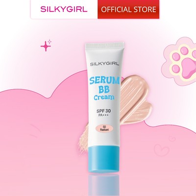 [New Arrival] Kem Nền chống nắng mỏng nhẹ che phủ tốt Silkygirl Serum BB Cream SPF30 PA+++ - 20ML