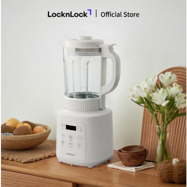 Máy làm sữa hạt đa năng Lock&Lock Bianco heating blender 1.75L Màu ngà EJM486IVY