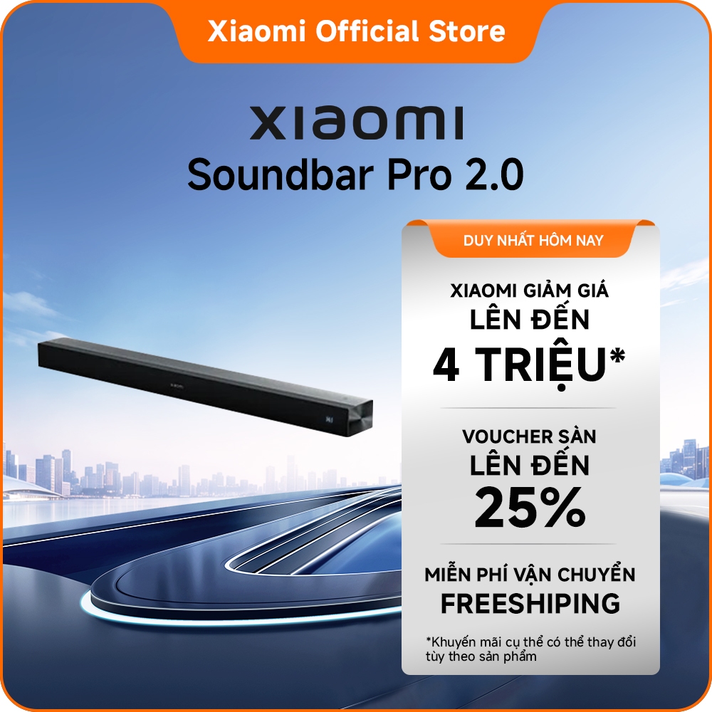 [Mới] Loa thanh Xiaomi Soundbar Pro 2.0 | Dolby Audio™ | Trải nghiệm điện ảnh phi thường | Ghép nối 