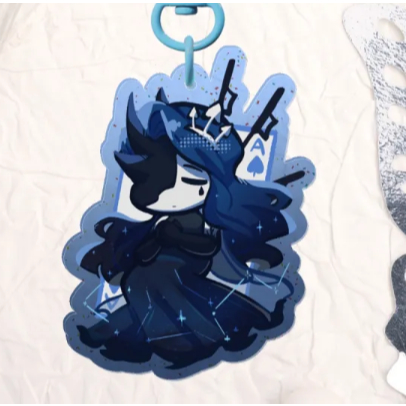[Library of Ruina] Knight of Despair Translucent Glitter Keychain