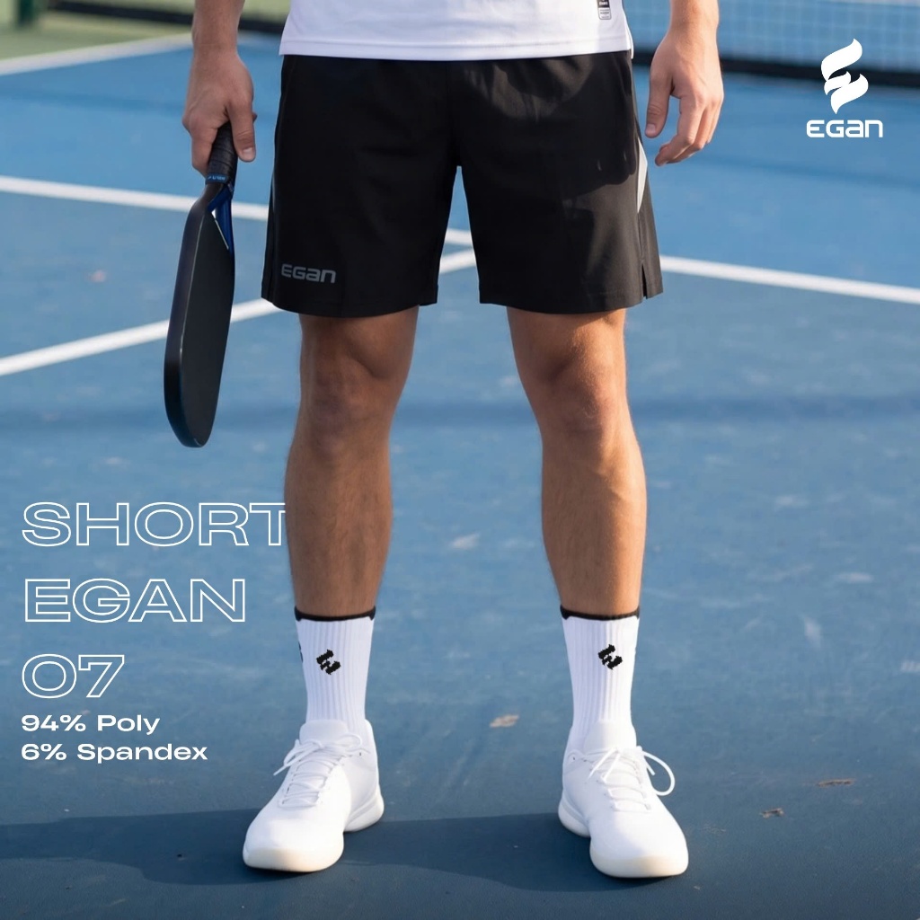 Quần Short Thể Thao Egan 06 Chất Vải Xịn, Siêu Thoải Mái, Form Chuẩn