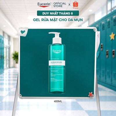 [Hannah x Eucerin] Gel rửa mặt Eucerin® DermoPure Clinical Purifying Cleanser 400ml