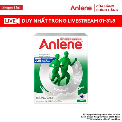 [KOL] Sữa bột Anlene Hương Vani 1.2kg