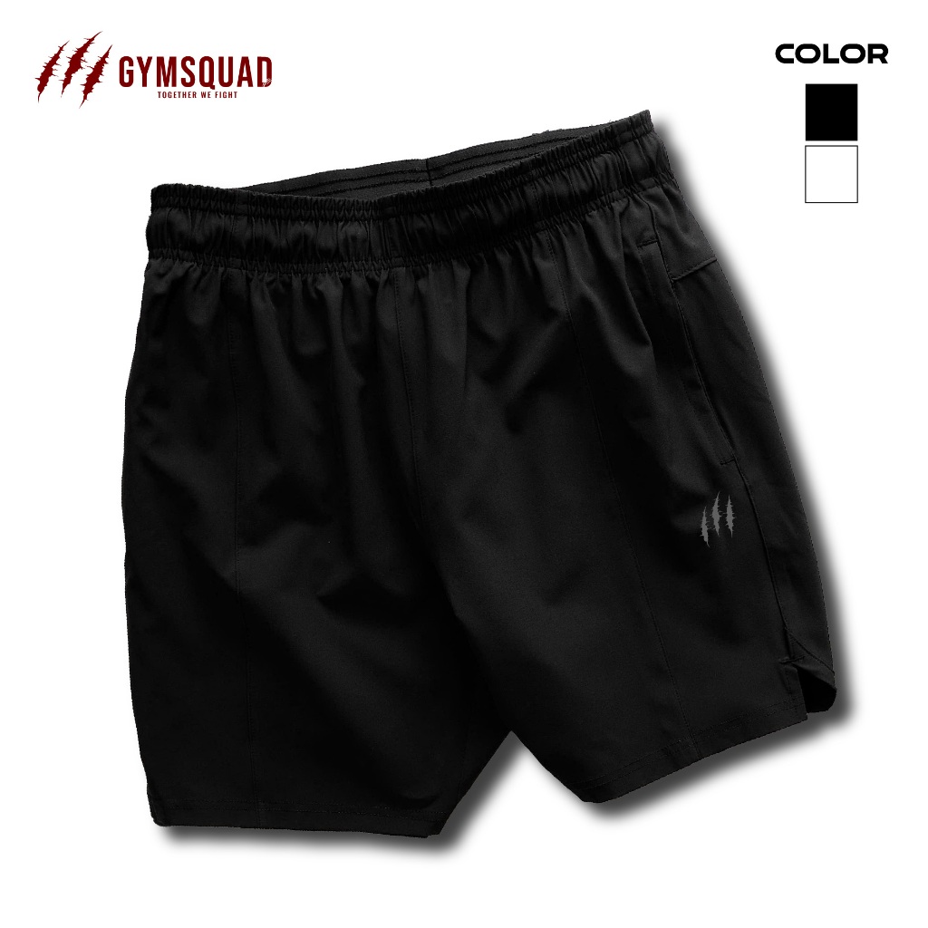 GYMSQUAD Quần Dù 2 lớp Tập Gym, Thoáng khí, Quần Short Nam Menwear