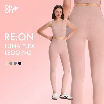 RE:ON CORE FIT | Quần legging thể thao dòng dệt Seamless liền mạch định hình mông, tôn dáng gọn gàng ONOFF - 16BL26A540