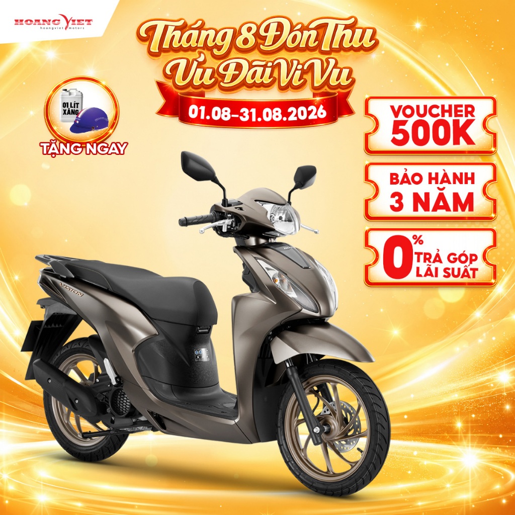 Xe Máy Honda Vision 2026 - Phiên Bản Đặc Biệt