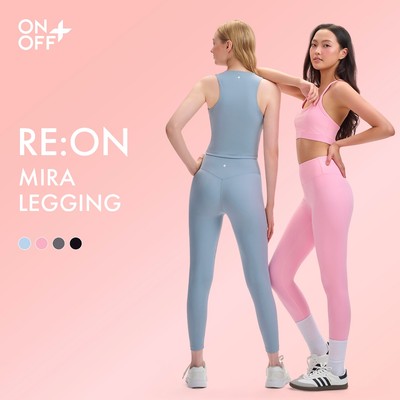 RE:ON CORE FIT | Quần legging cạp cao phom ôm sát cơ thể, hỗ trợ chuyển động linh hoạt ONOFF - 16BL26A532