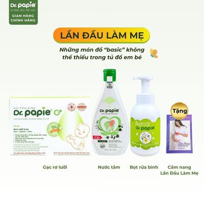 LẦN ĐẦU LÀM MẸ - Chăm Sóc Toàn Diện Bé Sơ Sinh Vệ Sinh Khoang Miệng, Làm Sạch Da Tóc Thảo Dược, Vệ Sinh Bình Sữa Dr.Pap