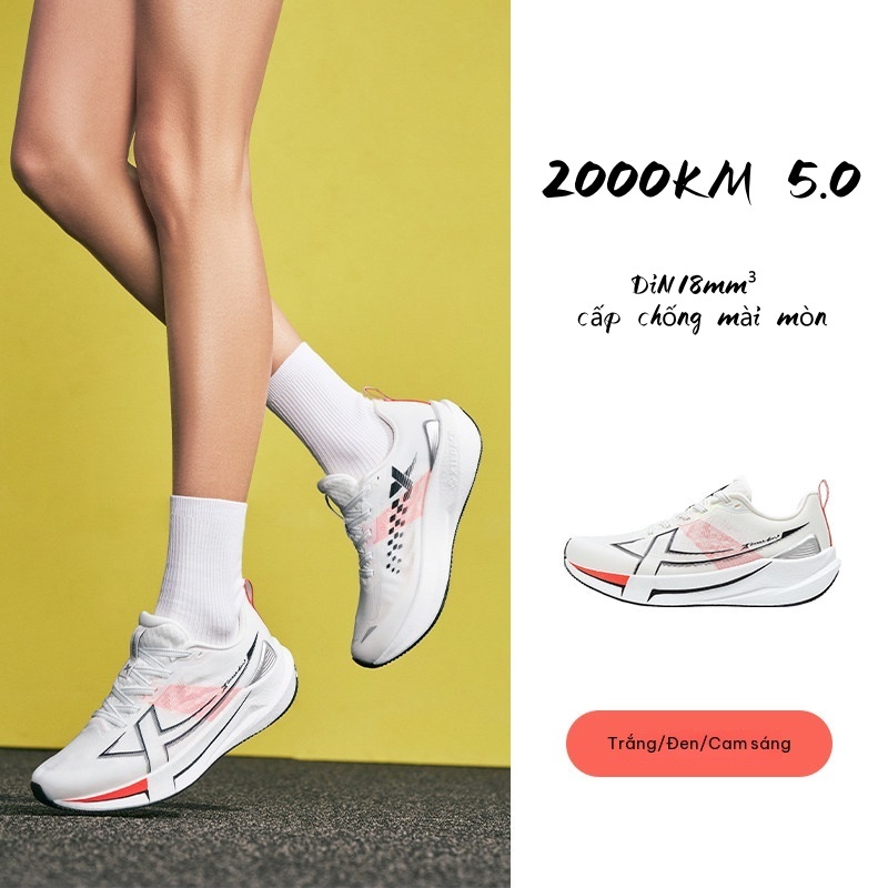 [20KM+]XTEP 2000KM 5.0 sneakers Giày chạy bộ nữ mùa hè XTEP, nhẹ, thoáng khí, giảm xóc, đàn hồi, chố