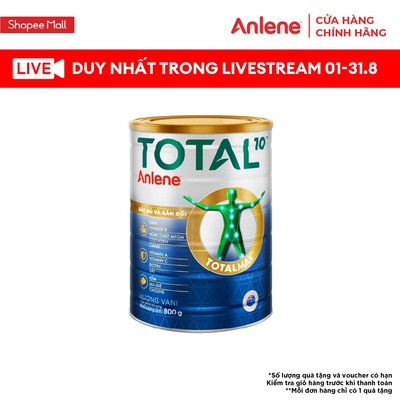 [KOL] Sữa bột bổ sung dinh dưỡng Anlene TOTAL 10 lon 800g