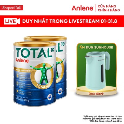 [KOL] Combo 2 Sữa bột bổ sung dinh dưỡng Anlene Total 10 lon 800g