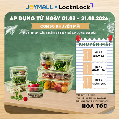 Hộp Nhựa Bảo Quản LocknLock All Tritan Thân Trong Suốt, Hàng Chính Hãng, Nhiều Dung Tích - JoyMall