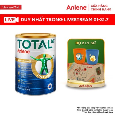 [Deal độc quyền BeyondK] Sữa bột bổ sung dinh dưỡng Anlene Total 10 lon 800g