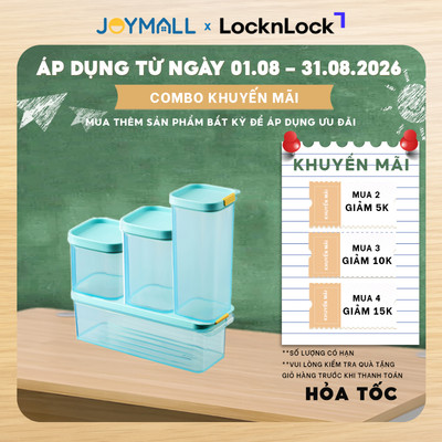 Hộp Nhựa LocknLock Freezer Fit Bảo Quản, Trữ Đông Thực Phẩm, Hàng Chính Hãng, Nhãn Ghi Chú - JoyMall