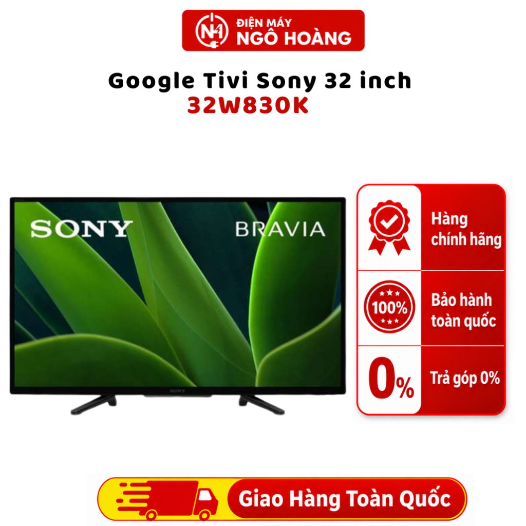 32W830K - Google Tivi Sony 32 inch KD-32W830K, Smart TV, giải trí online, chính hãng