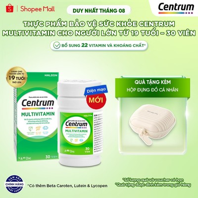 Thực phẩm bảo vệ sức khỏe CENTRUM MULTIVITAMIN cho NGƯỜI LỚN TỪ 19 TUỔI – 30 Viên