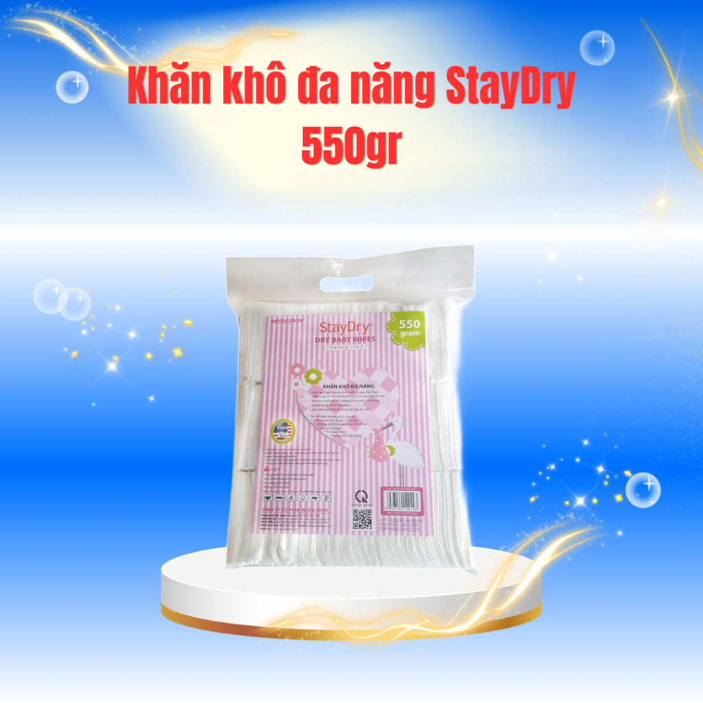 KHĂN  KHÔ  ĐA  NĂNG  STAYDRY 550G