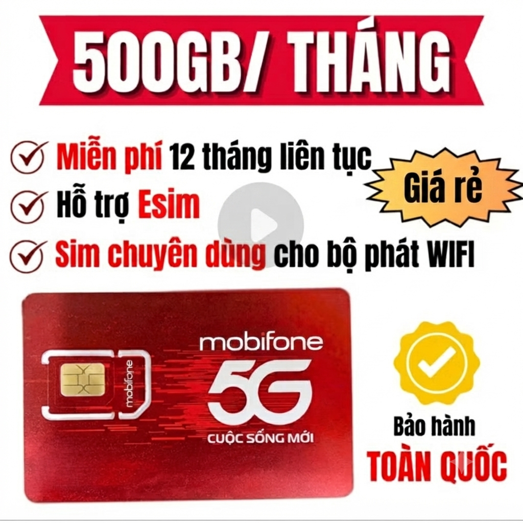 SIM 4G 5G WIFI VIETTEL 12T5G125 12SD125, VINAFONE U1500, BIG50Y, TD49, d89y, MOBIFONE 12MDT50, 12MDT
