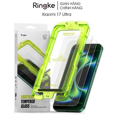 [Combo 2] Dán màn hình cường lực Xiaomi 17 Ultra RINGKE Easy Slide Tempered Glass