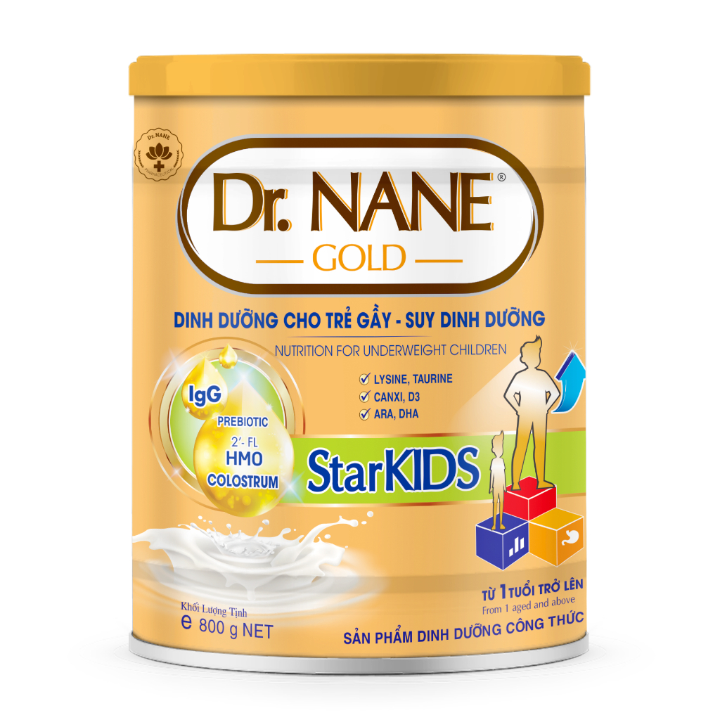 THỰC PHẨM BỔ SUNG Dr.NANE STARKIDS – DINH DƯỠNG CHO TRẺ GẦY – SUY DINH DƯỠNG
