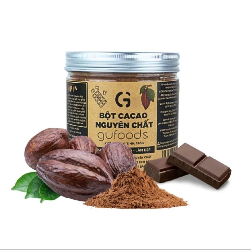 Bột cacao nguyên chất Gufoods-150g
