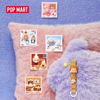 POP MART POP BEAN Fluffy & Cozy Series-Decorative Charm Blind Box - Whole set