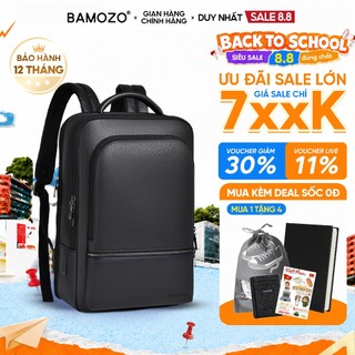 Balo da nam nữ B Bamozo Vestor sức chứa 16 inch có cổng sạc USB, chống sốc, chống nước cao cấp_BL07