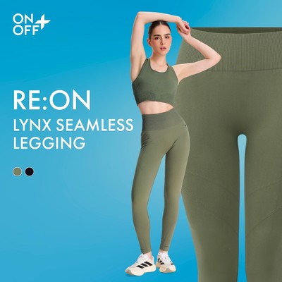 RE:ON MAX ON | Quần legging dệt body mapped seamless ôm sát theo cơ thể, tối ưu vận động, tập luyện ONOFF - 16BL26A548