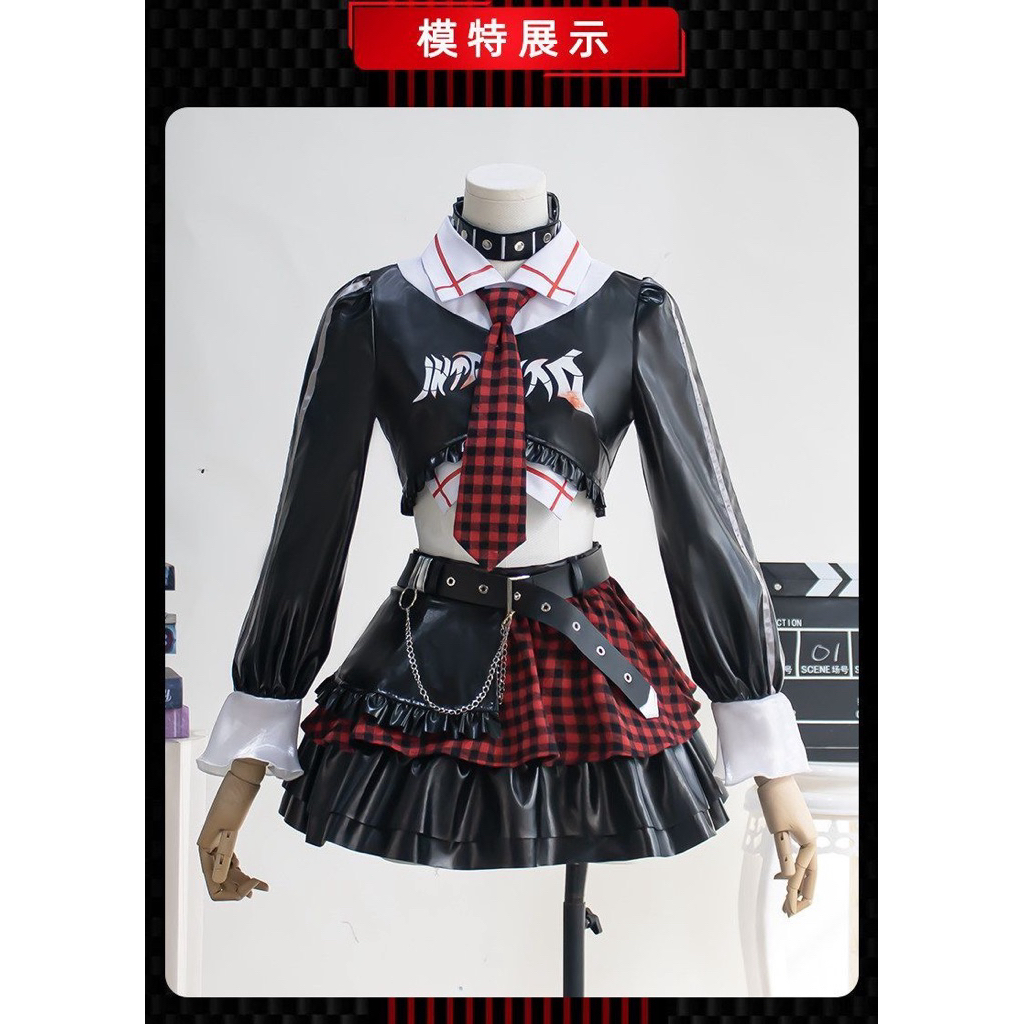 Trang Phục Cosplay Asuka Full Set | Bộ Cos Asuka Phong Cách Punk Cao Cấp Kèm Phụ Kiện