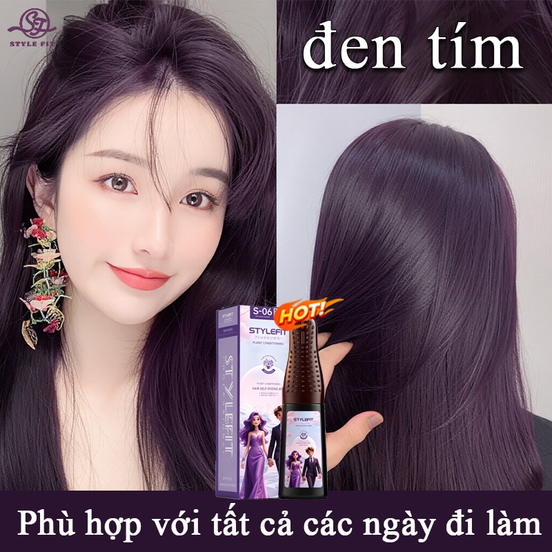 Lược nhuộm tóc thông minh💜💜An toàn lành tính，Màu hot trend，Chiết xuất thảo mộc，Dùng đơn giản dễ thoa