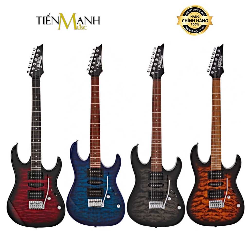 [Chính Hãng] Đàn Guitar Điện Ibanez GRX70QA - HSH RG Gio Series Electric Guitar Có Cần Nhún GRX70, G
