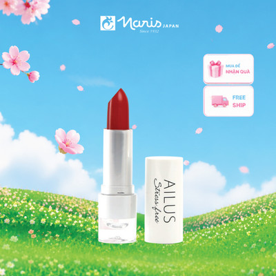 Son lì mịn môi Naris Ailus Stress Free Lipstick 4g