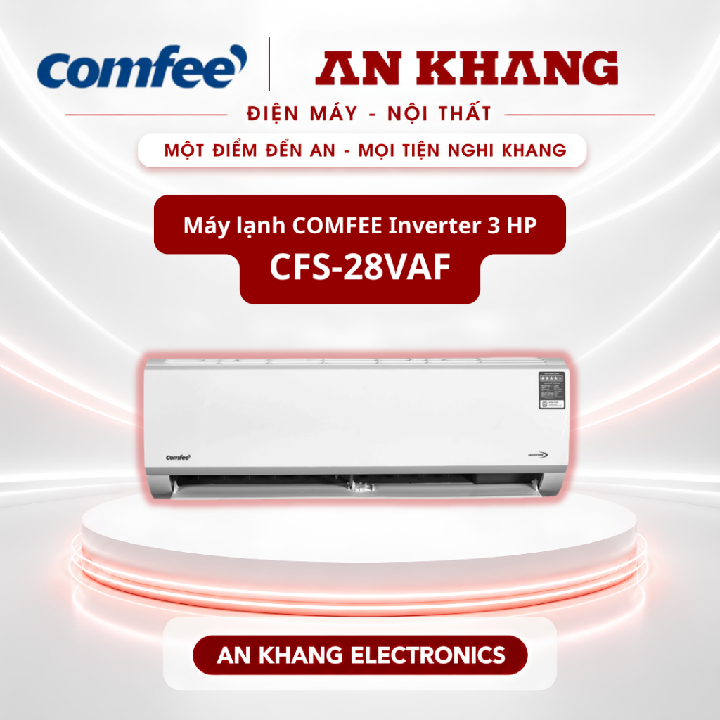 [ Chính Hãng ] Máy lạnh COMFEE Inverter 3 HP CFS-28VAF - Tiết Kiệm Điện - An Khang Electronics