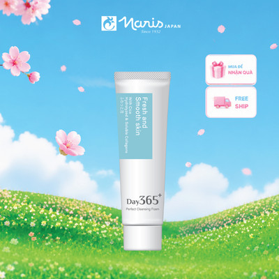 Sữa Rửa Mặt Sạch Sâu Làm Dịu Da Day 365+ Perfect Cleansing Foam 80g