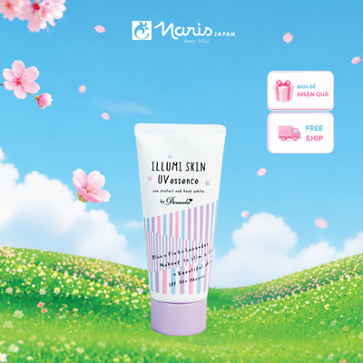 [VHL] Gel chống nắng nâng tông Naris Parasola Illumi Skin UV Essence SPF50+/PA++++ 80gr