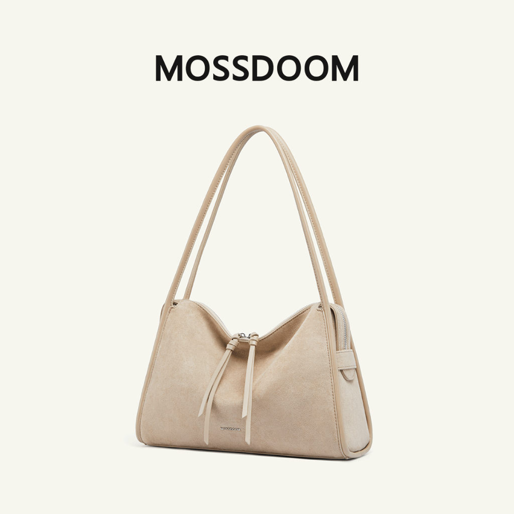 MOSSDOOM Fiora Bag Túi đeo vai bằng da lộn, thích hợp sử dụng hàng ngày và đi làm